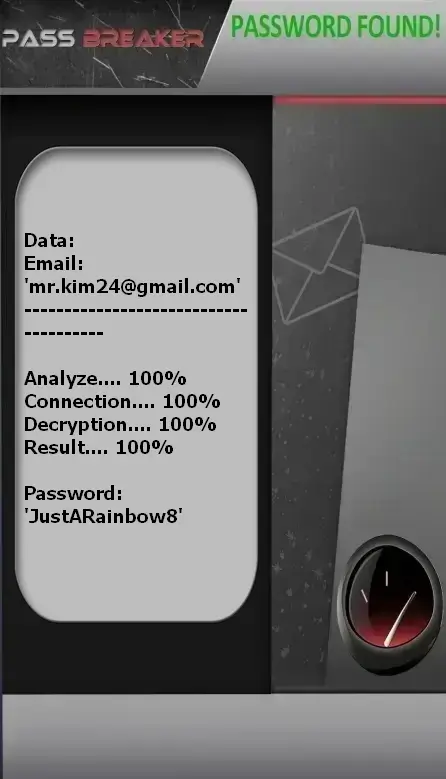 Décrypter les mots de passe Gmail