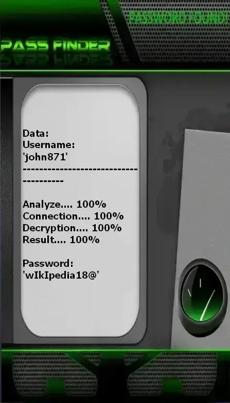 Application PASS FINDER pour récupérer l'accès Facebook