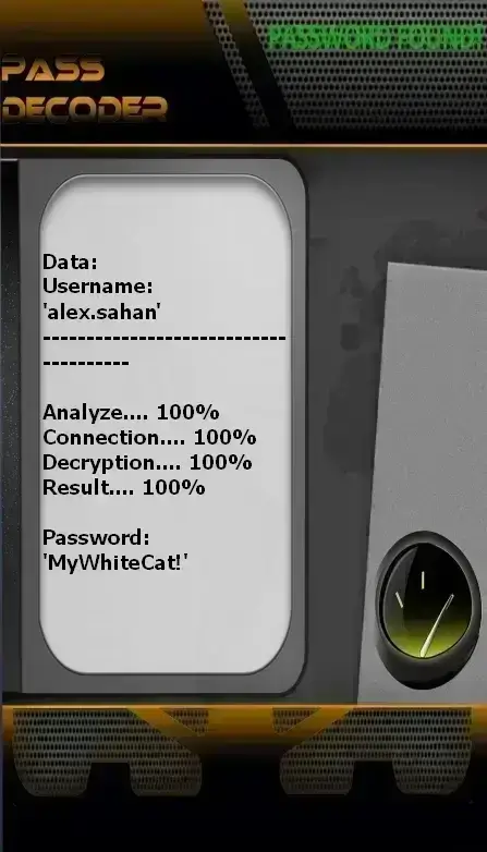 Decrypt Snapchat passwords